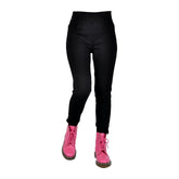 Pantalones vaqueros de cintura alta estilo biker para mujer